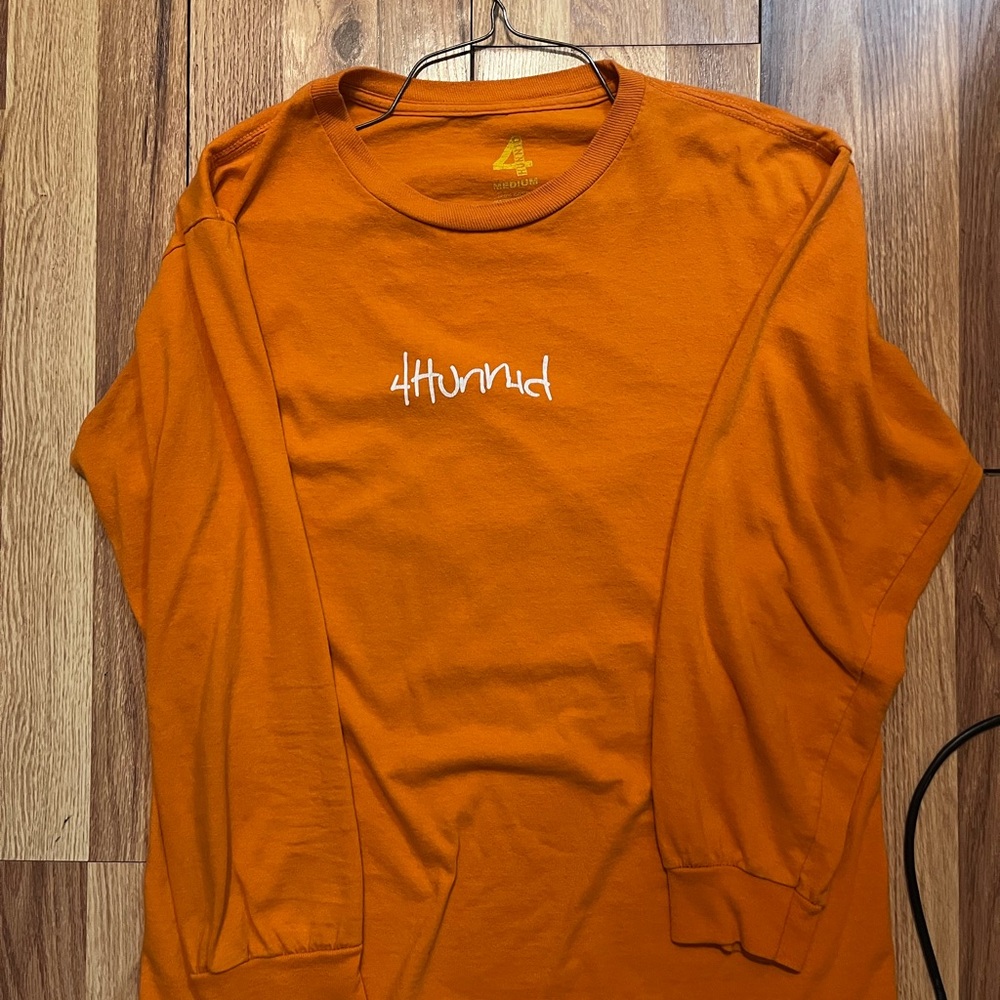 Bold Orange Long Sleeve Shirt